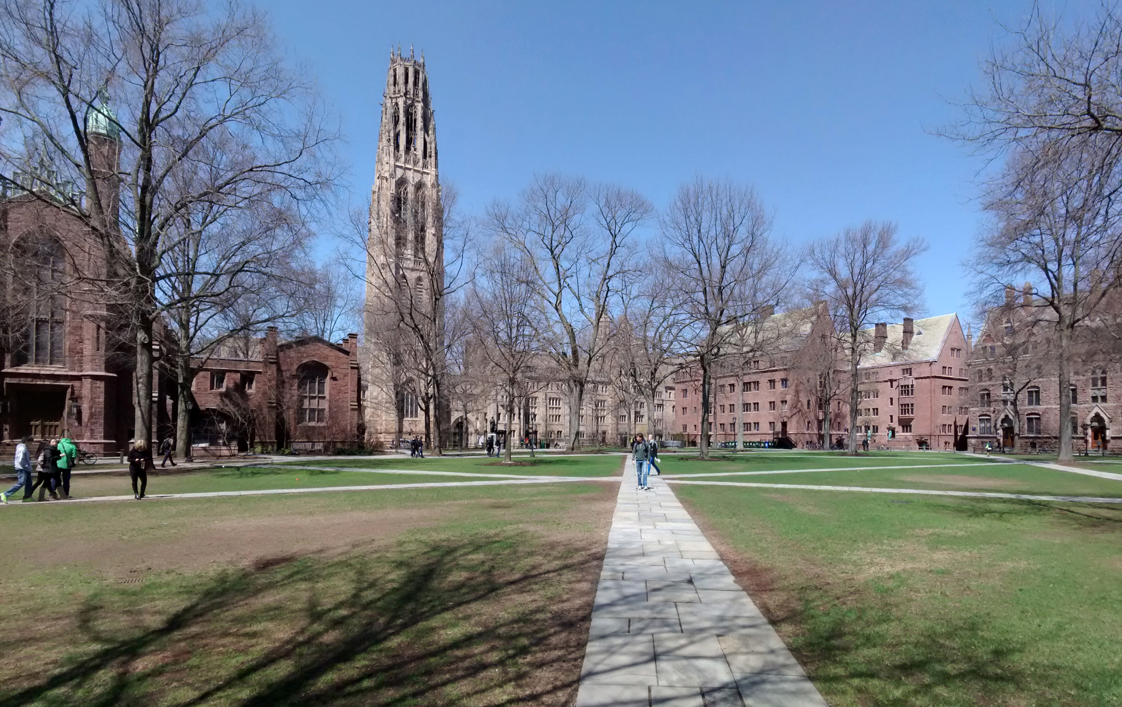 耶鲁大学Old Campus与Harkness Tower校园实景